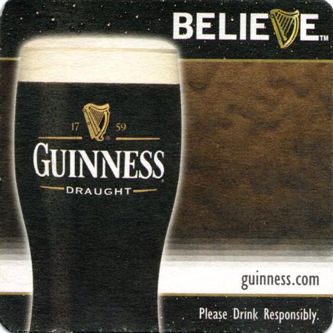dublin l-irl guinness guinness quad 27b (205-believe-l glas)